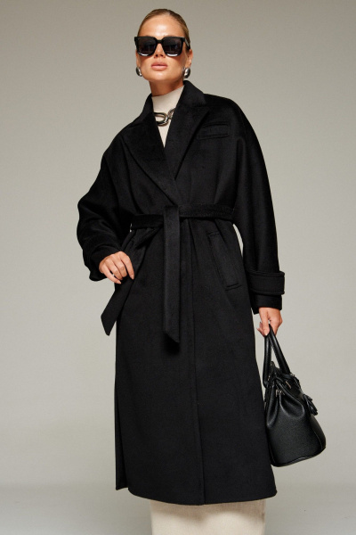 Пальто Beautiful&Free 7011 черный - фото 3