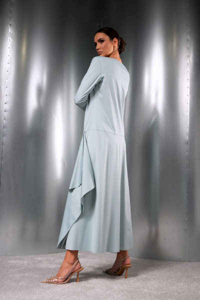 Платье Erika 7370-3 голубой - фото 3