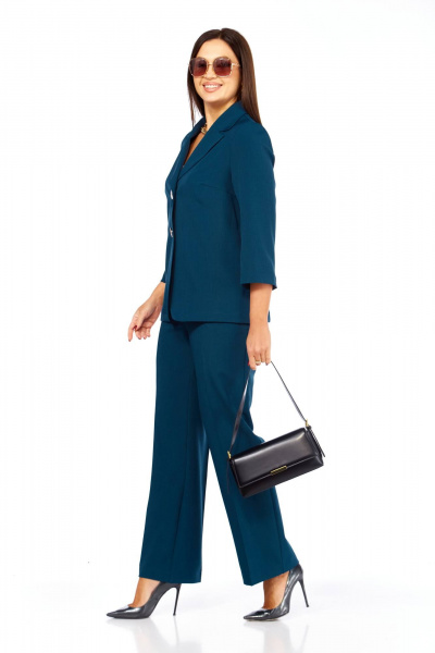 Брюки, жакет Taita plus 2520/2 морская_волна - фото 6