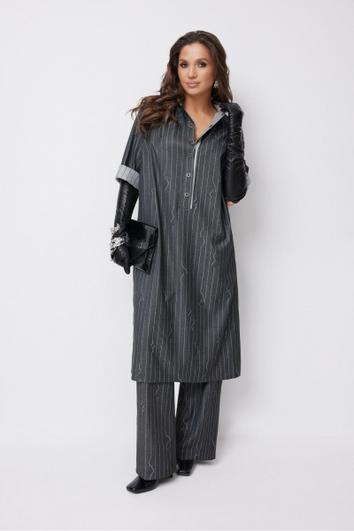 Брюки, туника ElPaiz 1286 серый - фото 1