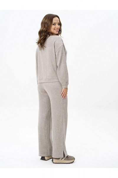 Брюки, жакет Пинск-Стиль 258 какао - фото 11