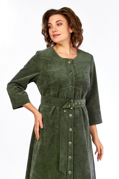 Платье Rishelie 1006 зеленый - фото 4