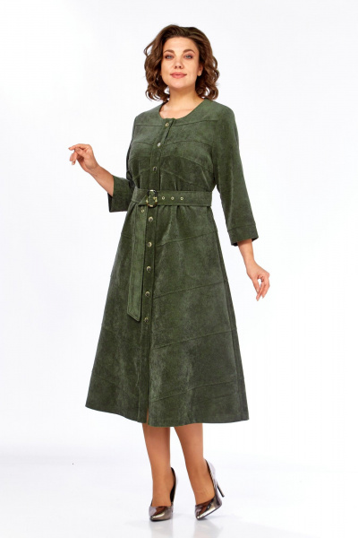 Платье Rishelie 1006 зеленый - фото 3