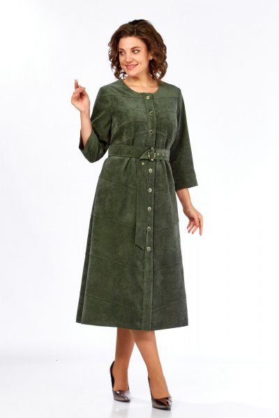 Платье Rishelie 1006 зеленый - фото 2