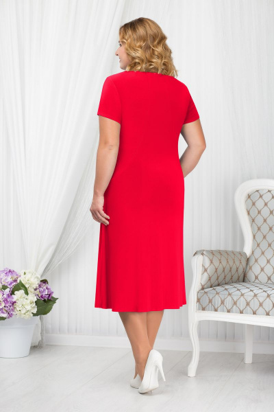 Блуза, платье Ninele 5665 красный - фото 4