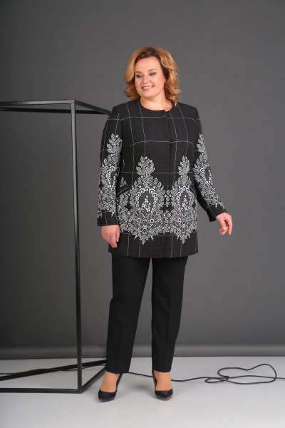 Жакет полуприлегающего силуэта на подкладке с карманами Grace for you 169 - фото 1