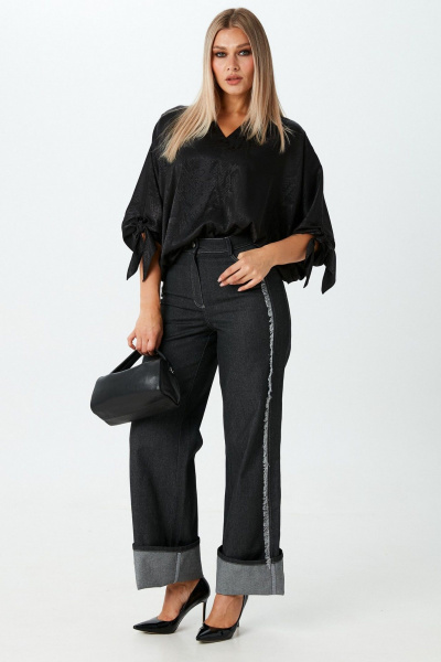 Блуза, брюки LM 1710116 черный - фото 8