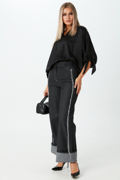 Блуза, брюки LM 1710116 черный - фото 5