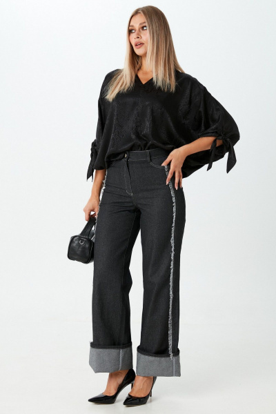 Брюки LM М116 черный - фото 3