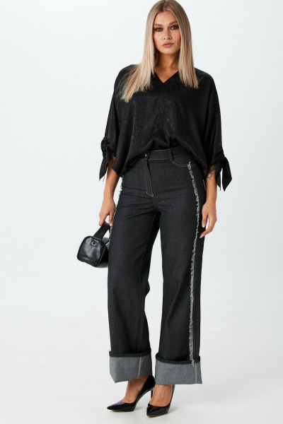 Брюки LM М116 черный - фото 1