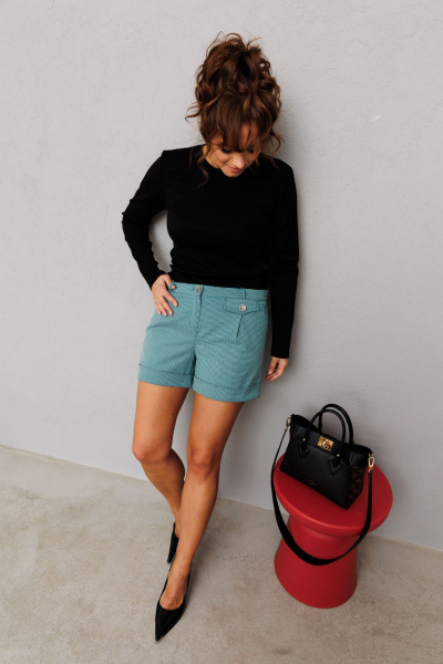 Шорты Anelli 1346 гребень_волны - фото 4