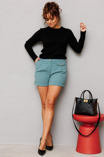 Шорты Anelli 1346 гребень_волны - фото 1