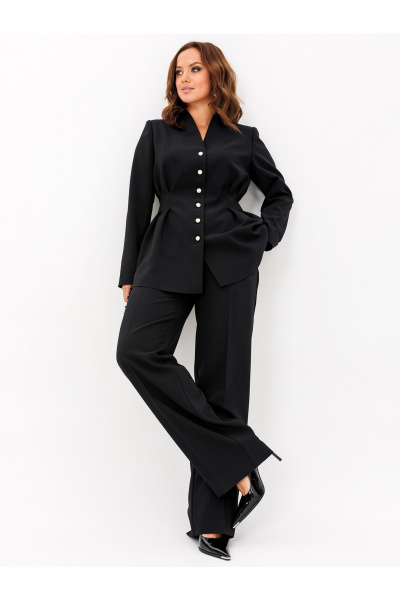 Брюки, жакет Liona Style 954 черный - фото 2