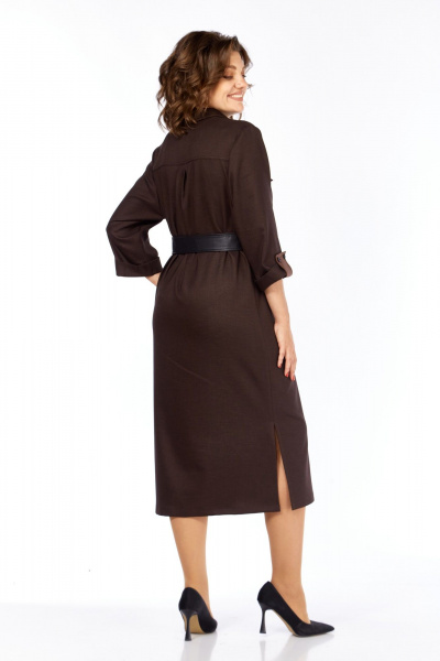 Платье Rishelie 998 коричневый - фото 6