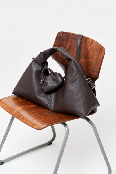 Сумка Polisto Lili М шоколадный - фото 3