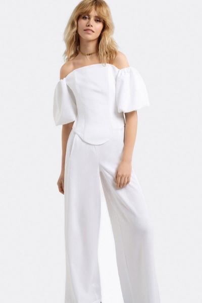 Брюки, топ PiRS 3106 белый - фото 2