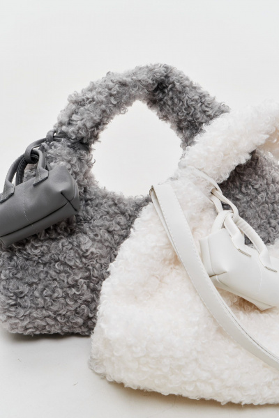 Сумка Polisto Lili М серый - фото 2