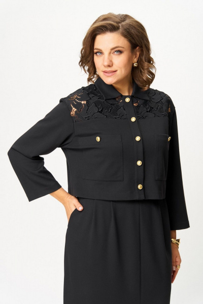 Жакет, платье Svetlana-Style 2161 черный - фото 6