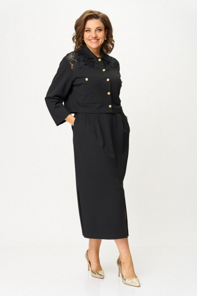 Жакет, платье Svetlana-Style 2161 черный - фото 4