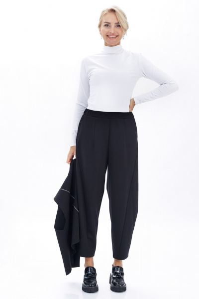 Блуза, брюки, жилет Alani Collection 2450 черный - фото 3