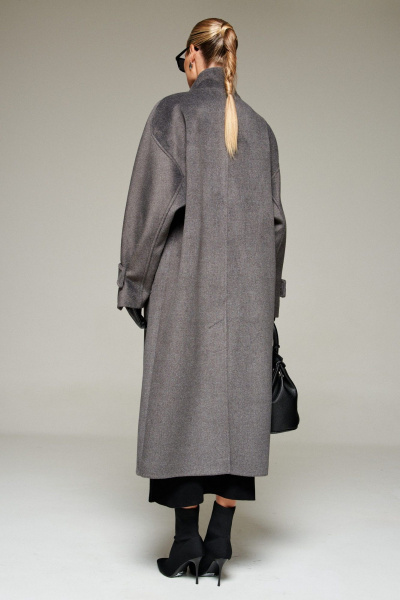 Пальто Beautiful&Free 7012 графит - фото 10