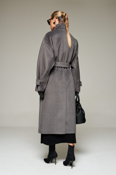 Пальто Beautiful&Free 7012 графит - фото 16