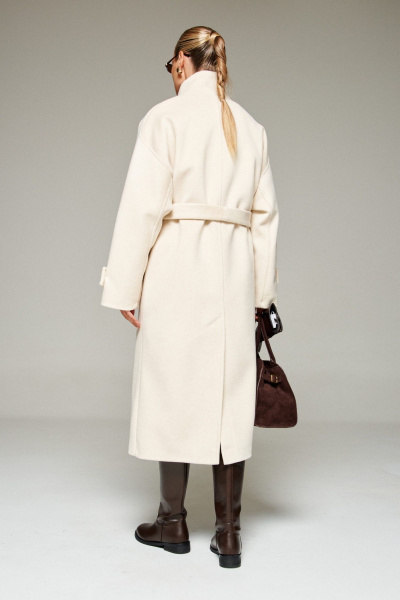 Пальто Beautiful&Free 7012 молоко - фото 8