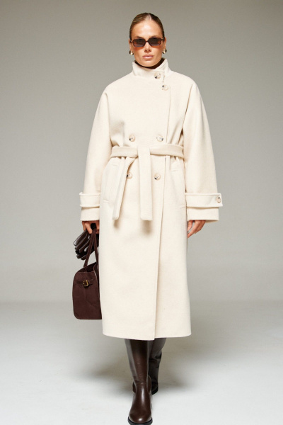 Пальто Beautiful&Free 7012 молоко - фото 2