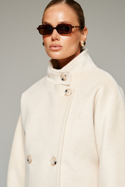 Пальто Beautiful&Free 7012 молоко - фото 6