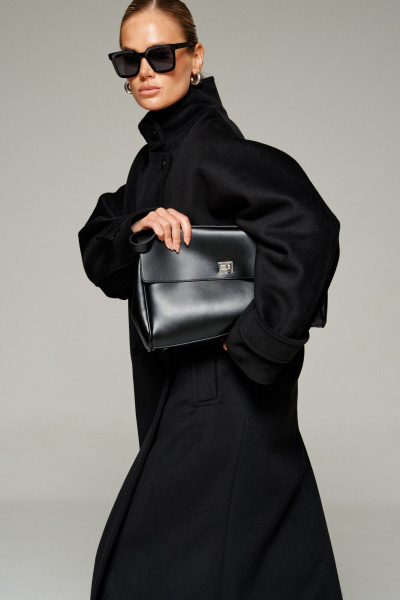 Пальто Beautiful&Free 7012 черный - фото 17