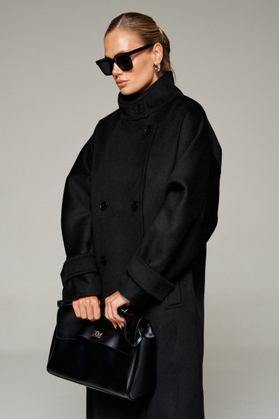 Пальто Beautiful&Free 7012 черный - фото 16