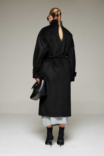 Пальто Beautiful&Free 7012 черный - фото 9