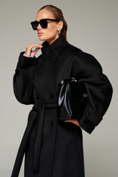 Пальто Beautiful&Free 7012 черный - фото 5