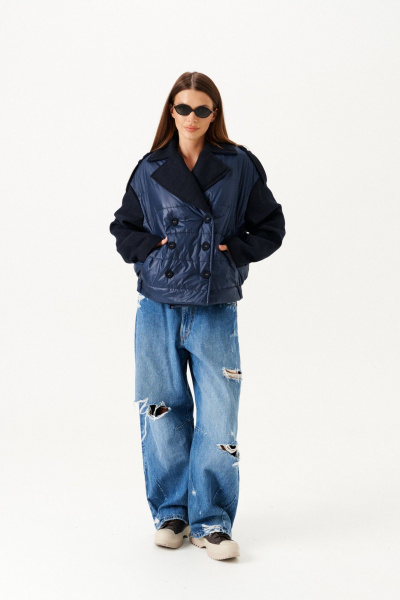 Куртка ELLETTO 3906 синий - фото 2