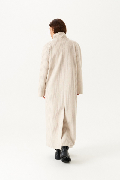 Пальто ELLETTO 3902 молочный - фото 5