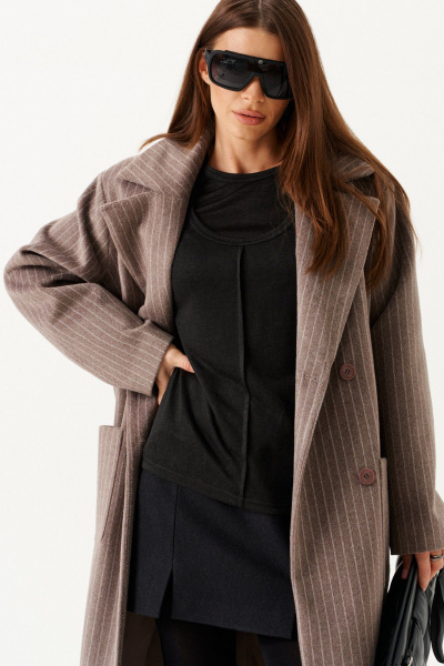 Пальто ELLETTO 3901 клевер - фото 6