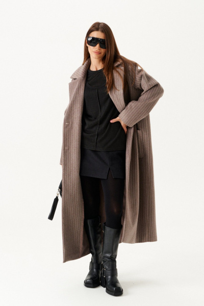 Пальто ELLETTO 3901 клевер - фото 5