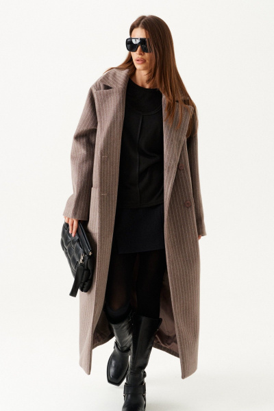 Пальто ELLETTO 3901 клевер - фото 4