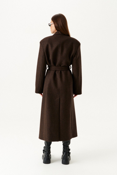 Пальто ELLETTO 3897 коричневый - фото 8