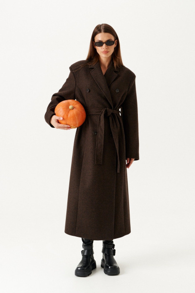 Пальто ELLETTO 3897 коричневый - фото 2