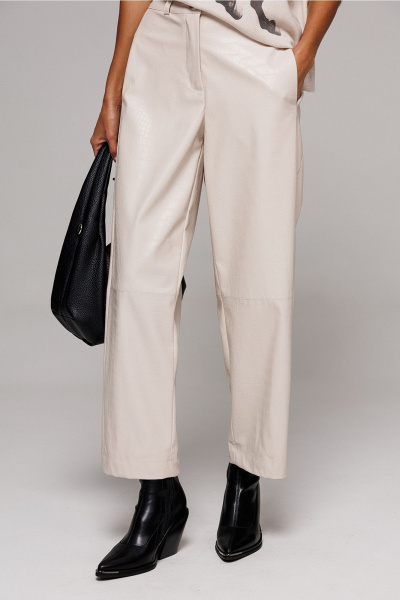 Брюки Butеr 3158 молочный - фото 3