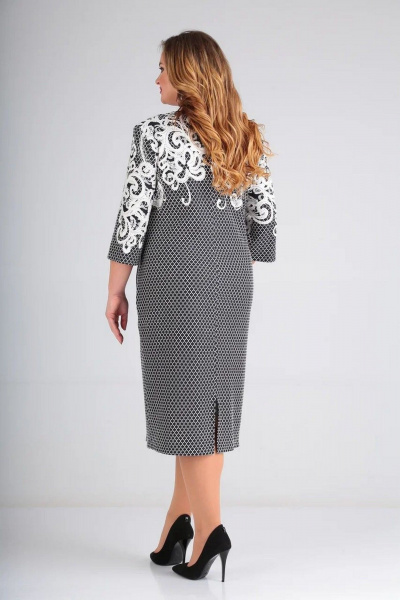 Платье СиБон 0236 сине-белый - фото 3