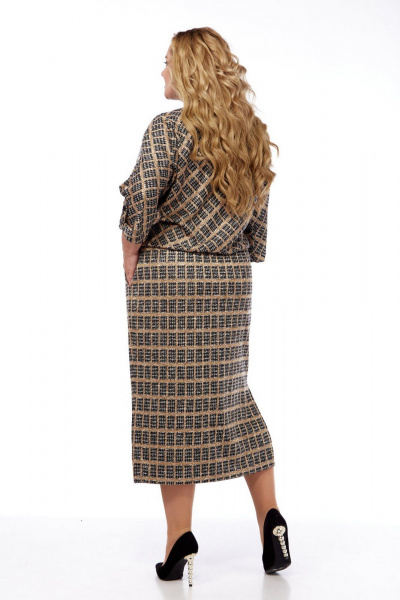 Платье СиБон 0351 клетка - фото 4