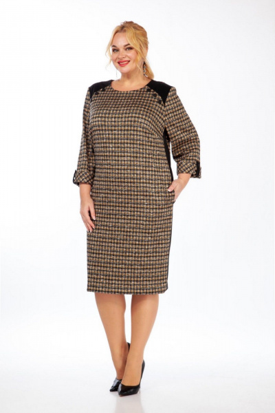 Платье СиБон 0266 мелкая_клетка - фото 1