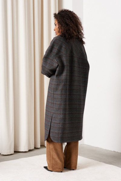 Пальто C. of PAPAYA NEW 1750 клетка - фото 9