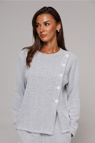 Брюки, джемпер Butеr 3194 серый-меланж - фото 3