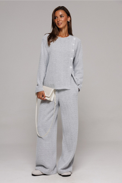 Брюки, джемпер Butеr 3194 серый-меланж - фото 1