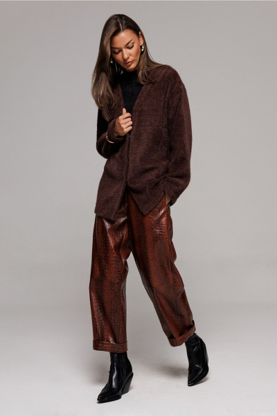 Кардиган Butеr 3197 коричневый - фото 6