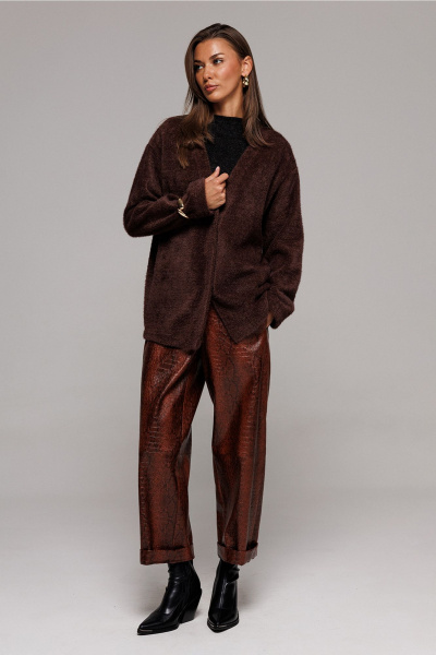 Кардиган Butеr 3197 коричневый - фото 5