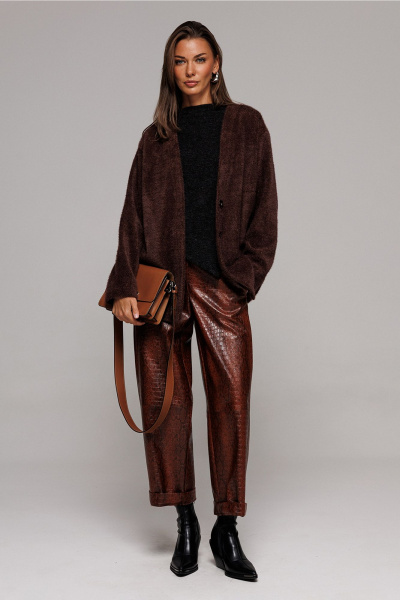 Кардиган Butеr 3197 коричневый - фото 1